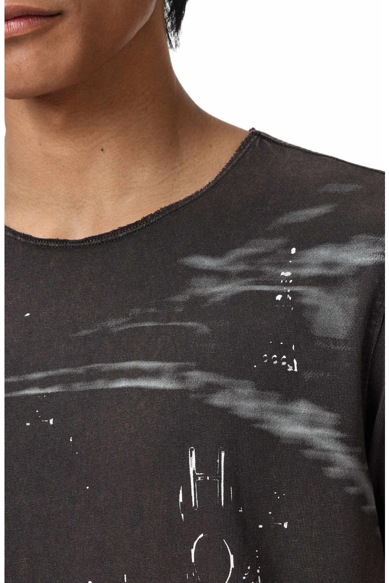 Raw Edge City Photo Graphic T-Shirt, Alternate, color, CHARCOAL