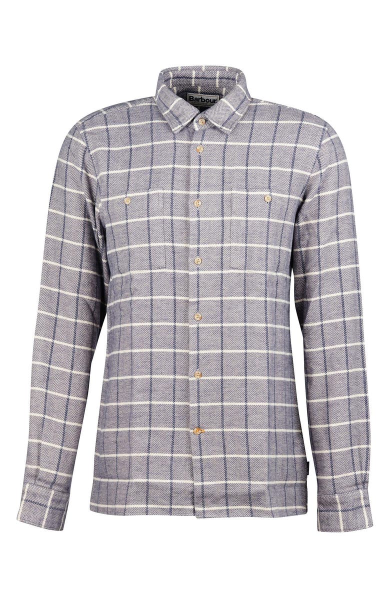 Barbour Gretna Check Organic Cotton Button-Up Shirt, Alternate, color, 