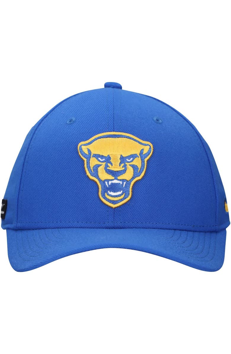 Nike Men's Nike Royal Pitt Panthers 2024 Sideline Rise Swoosh Flex Hat, Alternate, color, Royal