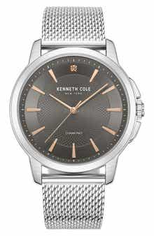 Modern Classic Mesh Strap Watch, 44mm