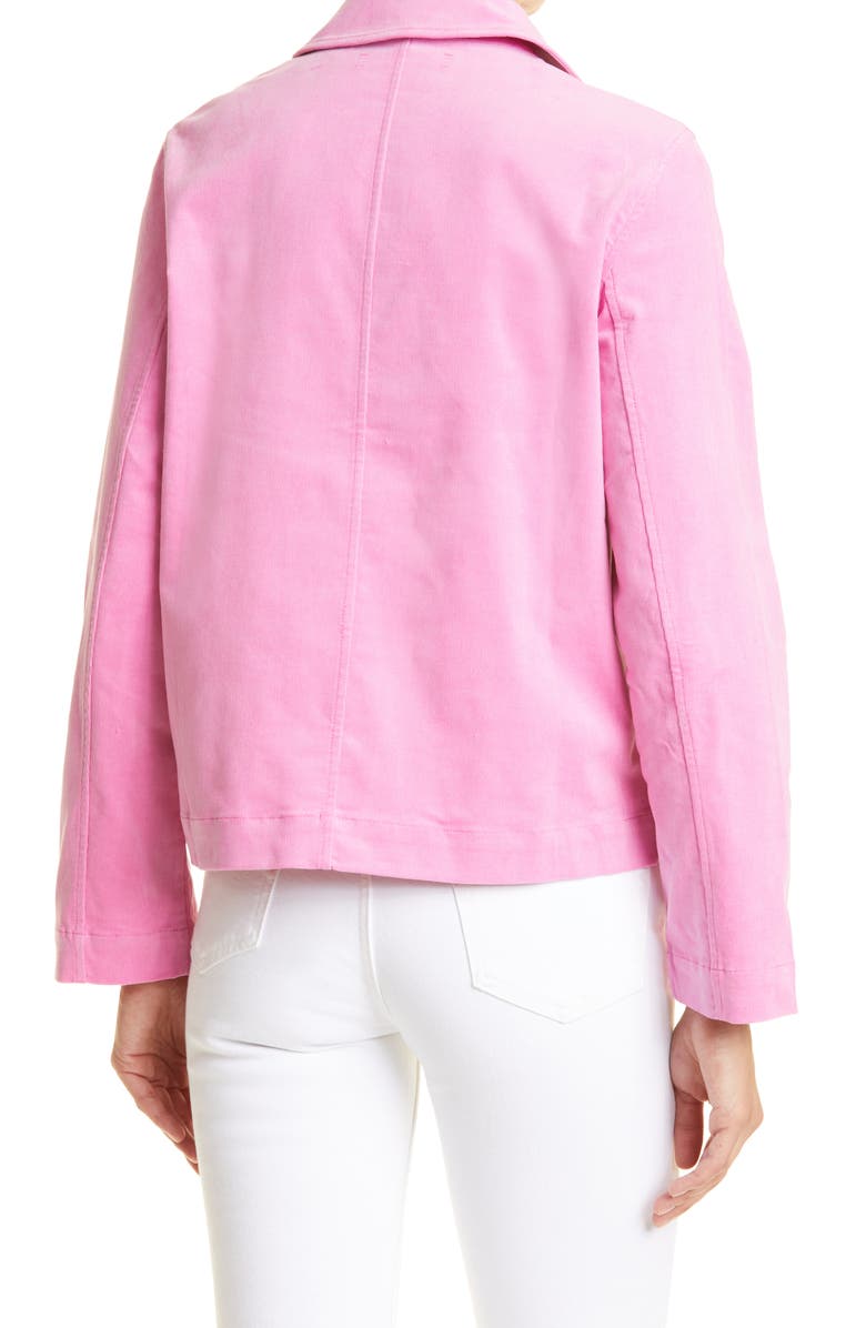 Samsøe Samsøe Bui Stretch Brushed Cotton Corduroy Jacket, Alternate, color, 