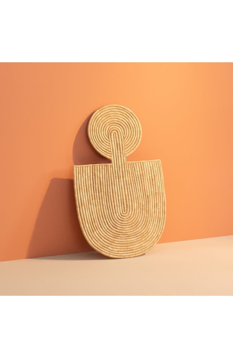 Mbare Natural Abstract Wall Mask, Alternate, color, Natural 1