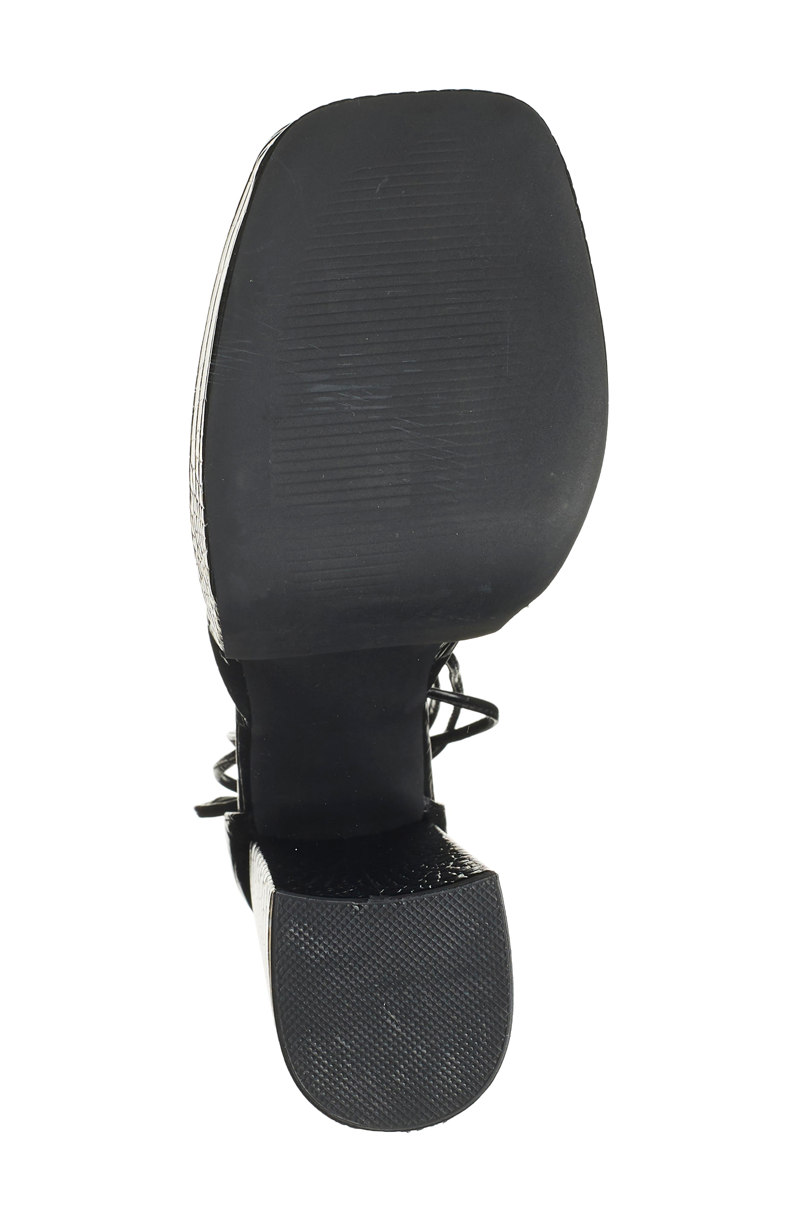 CHASE AND CHLOE Wolfe 2 Croc Embossed Platform Pump, Alternate, color, 