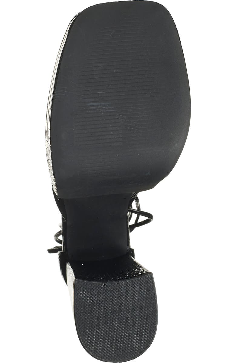 CHASE AND CHLOE Wolfe 2 Croc Embossed Platform Pump, Alternate, color,