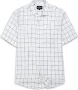 Rodd & Gunn Avonden Check Short Sleeve Linen Button-Up Shirt