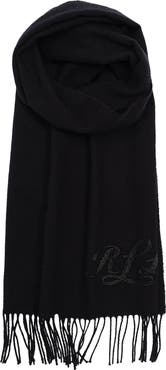 Lauren Ralph Lauren Beaded Logo Scarf