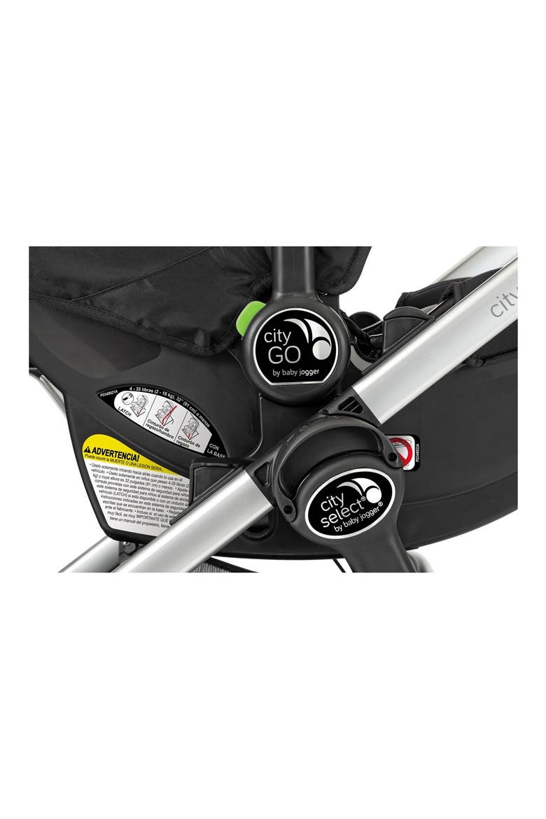 Single City Select®/City Premier® Stroller to Baby Jogger City GO™ & Graco® Click Connect Car Seat Adapter, Main, color, BLACK