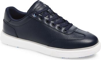 NEW Peter Millar Drift Leather Hybrid Course Golf Shoe: Warm Gray/Navy (Size 13) Men main image 4