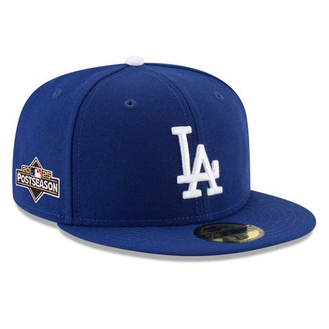 Men's New Era  Royal Los Angeles Dodgers 2025 MLB Postseason Side Patch 59FIFTY Fitted Hat
