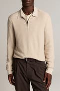 Vince Geo Jacquard Quarter Zip Sweater