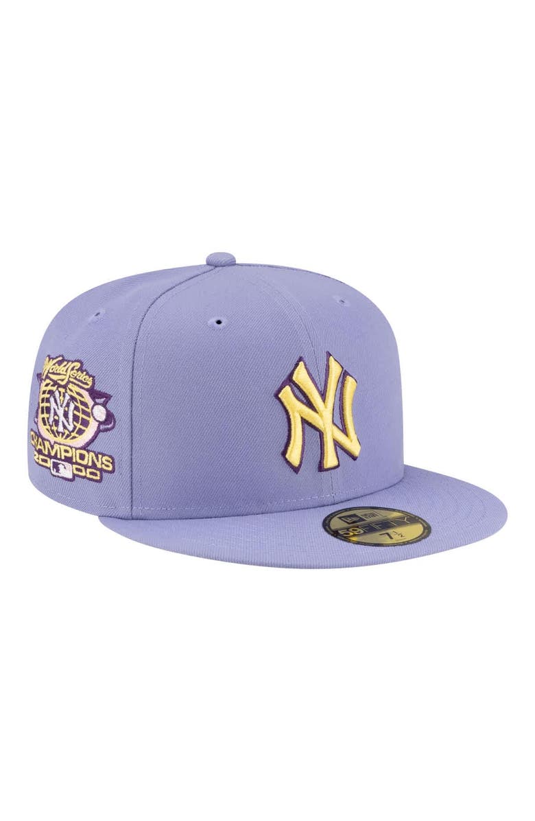 New Era Men's New Era Light Purple New York Yankees Lavender Bloom 59FIFTY Fitted Hat, Main, color, Light Purple
