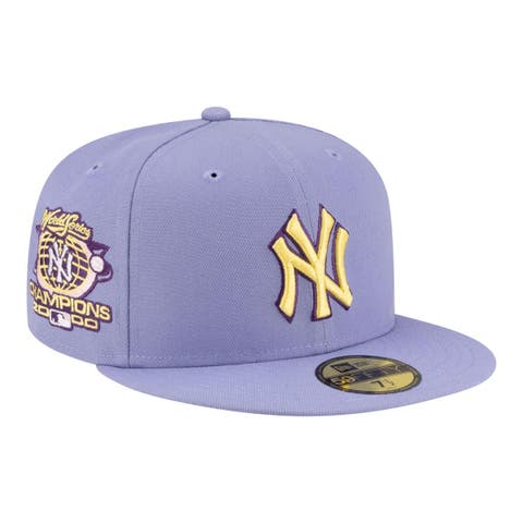 Men's New Era Light Purple New York Yankees Lavender Bloom 59FIFTY Fitted Hat