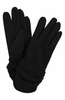 MARCUS ADLER Ruched Jersey Touchscreen Gloves