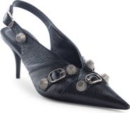 Balenciaga Cagole Pointed Toe Slingback Pump