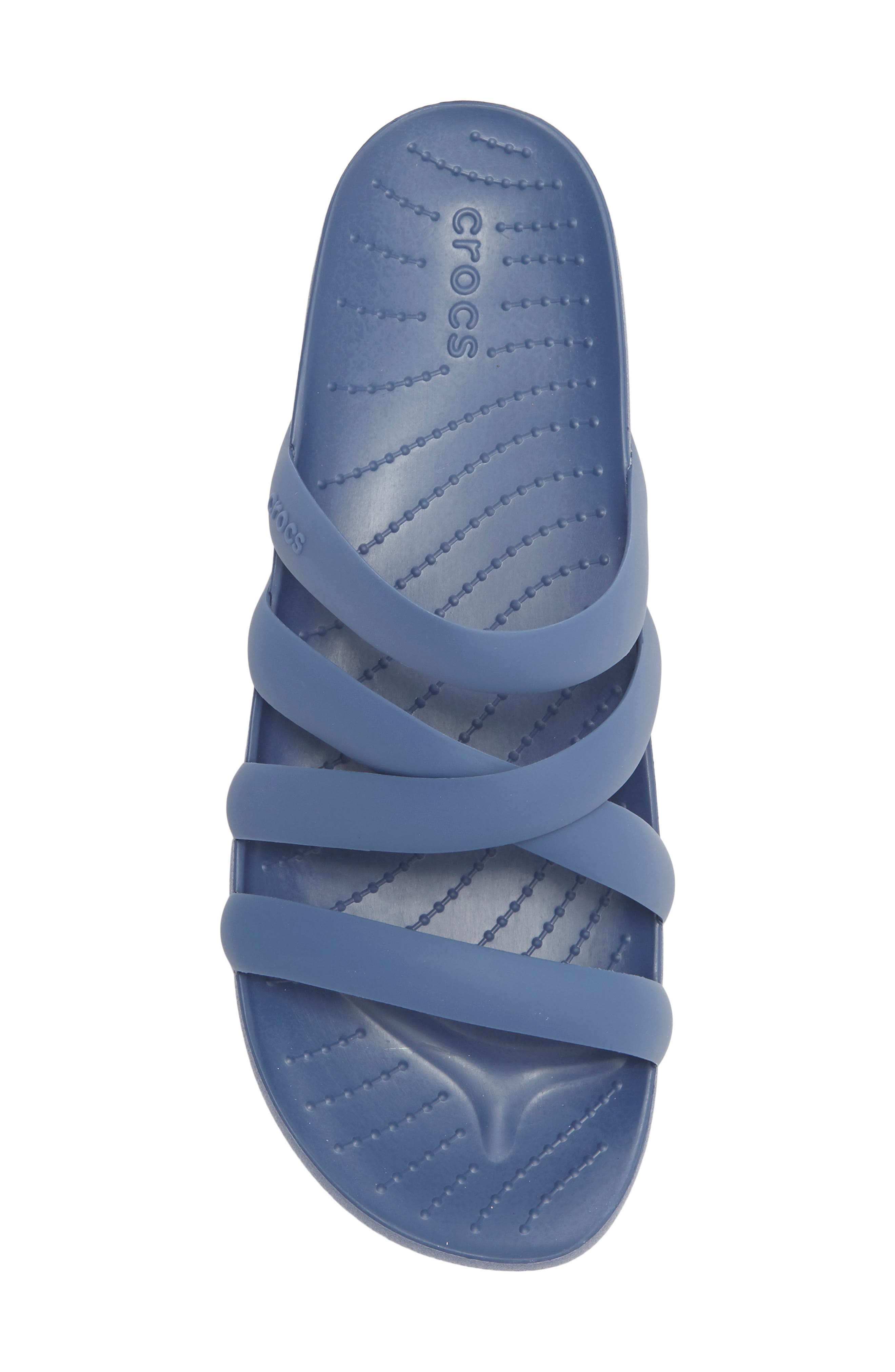 Splash Strappy Slide Sandal, Alternate, color, BIJOU BLUE