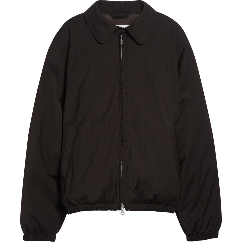 OUR LEGACY Avenue Puffa Churchill Stripe Water Repellent Down Puffer Jacket in Churchill Stripe Membrane Wool  product