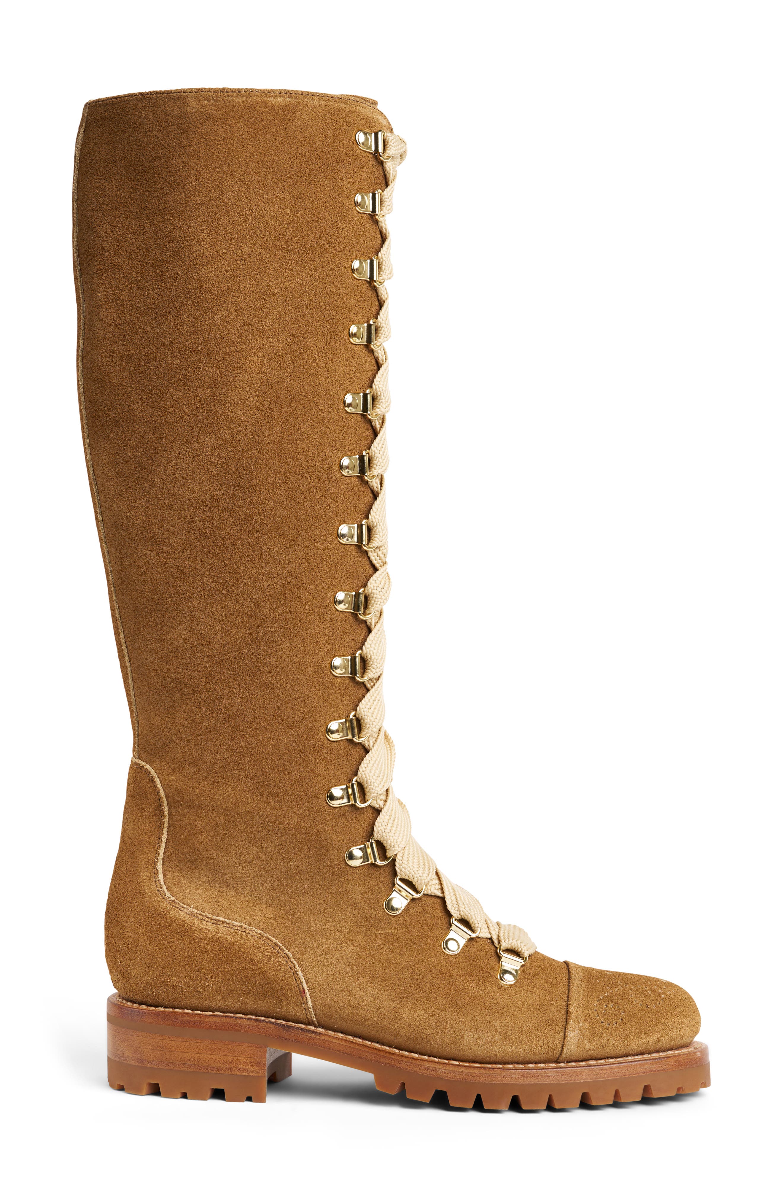 Mrs. Blake Knee High Boot, Alternate, color, DUNE