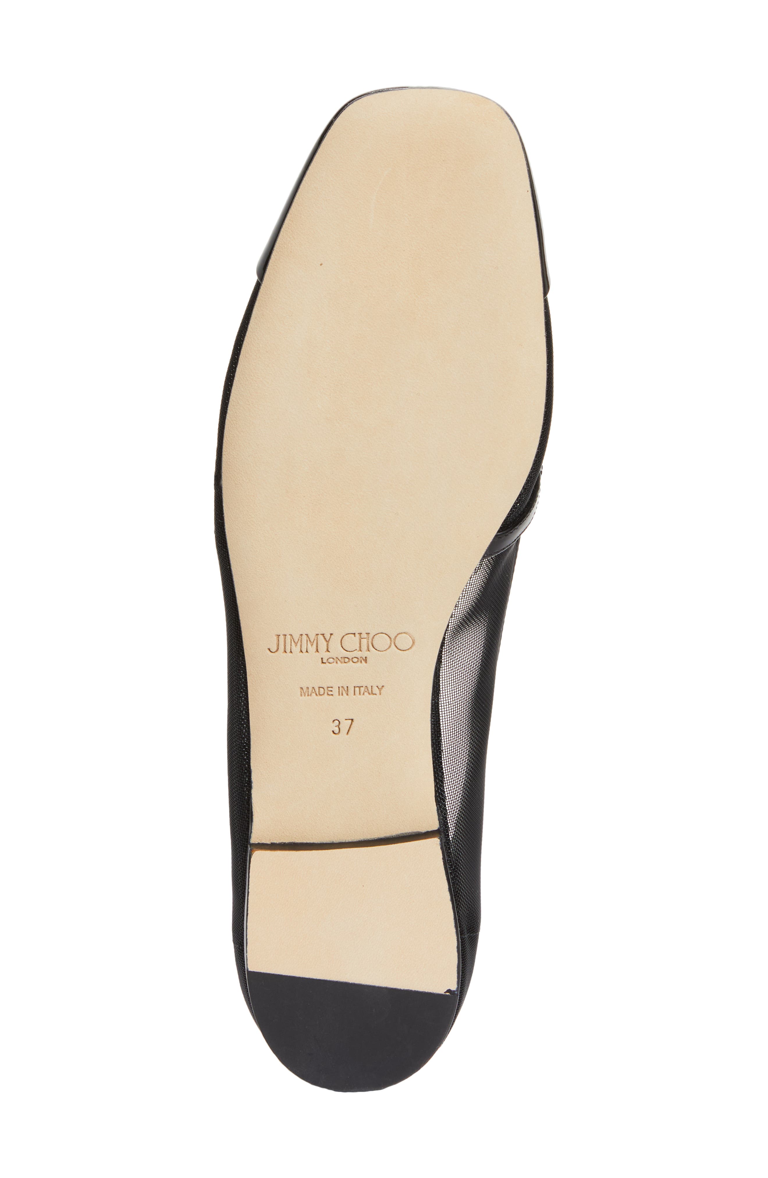 Jimmy Choo Elisa Mesh Flat, Alternate, color, 