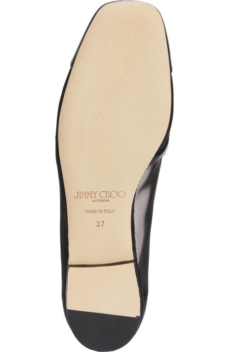 Jimmy Choo Elisa Mesh Flat, Alternate, color,