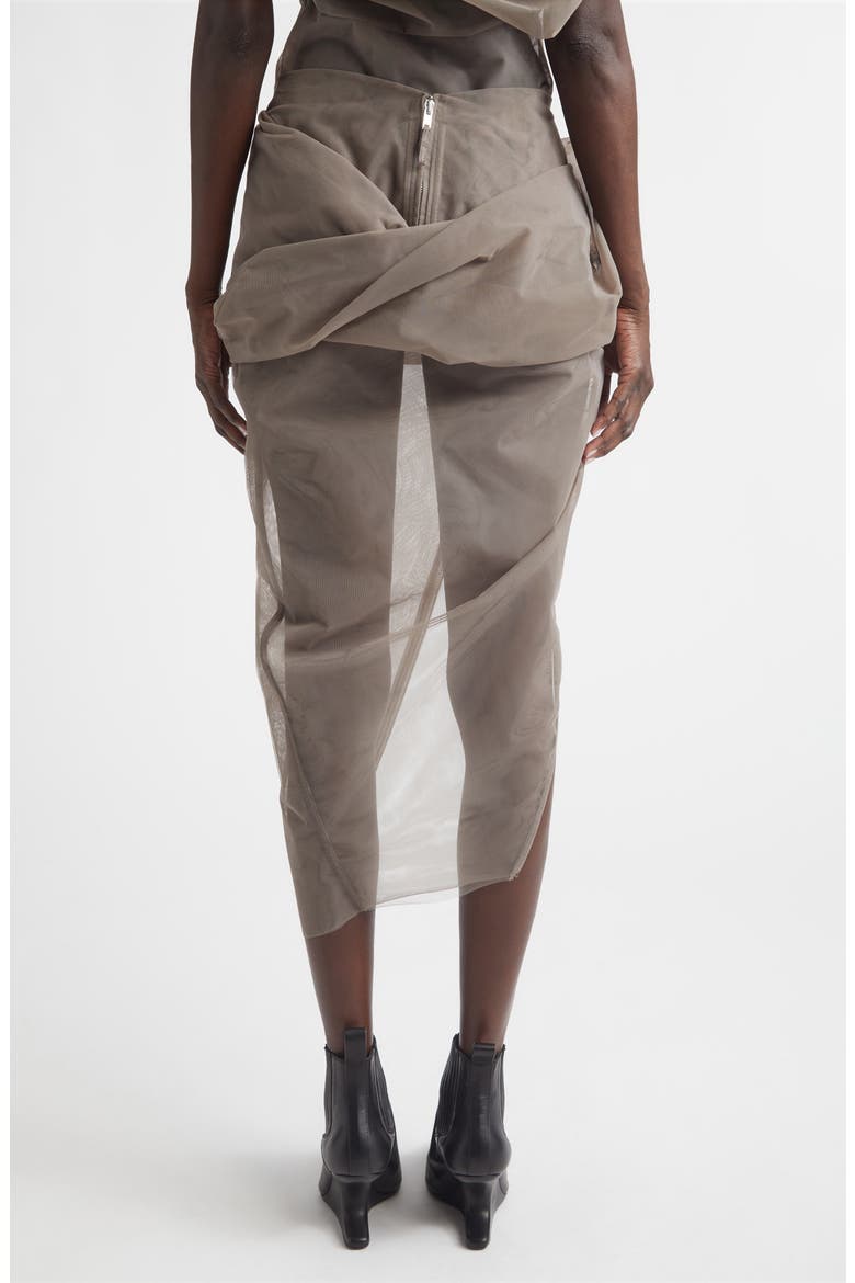 Sculpted Tulle Skirt, Alternate, color, DUST