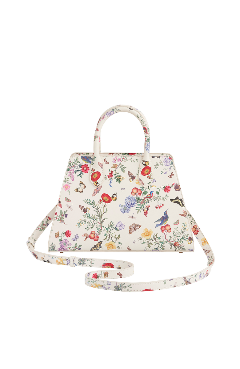 Fable England Alice Garden Medium Structured Tote, Main, color, Ivory