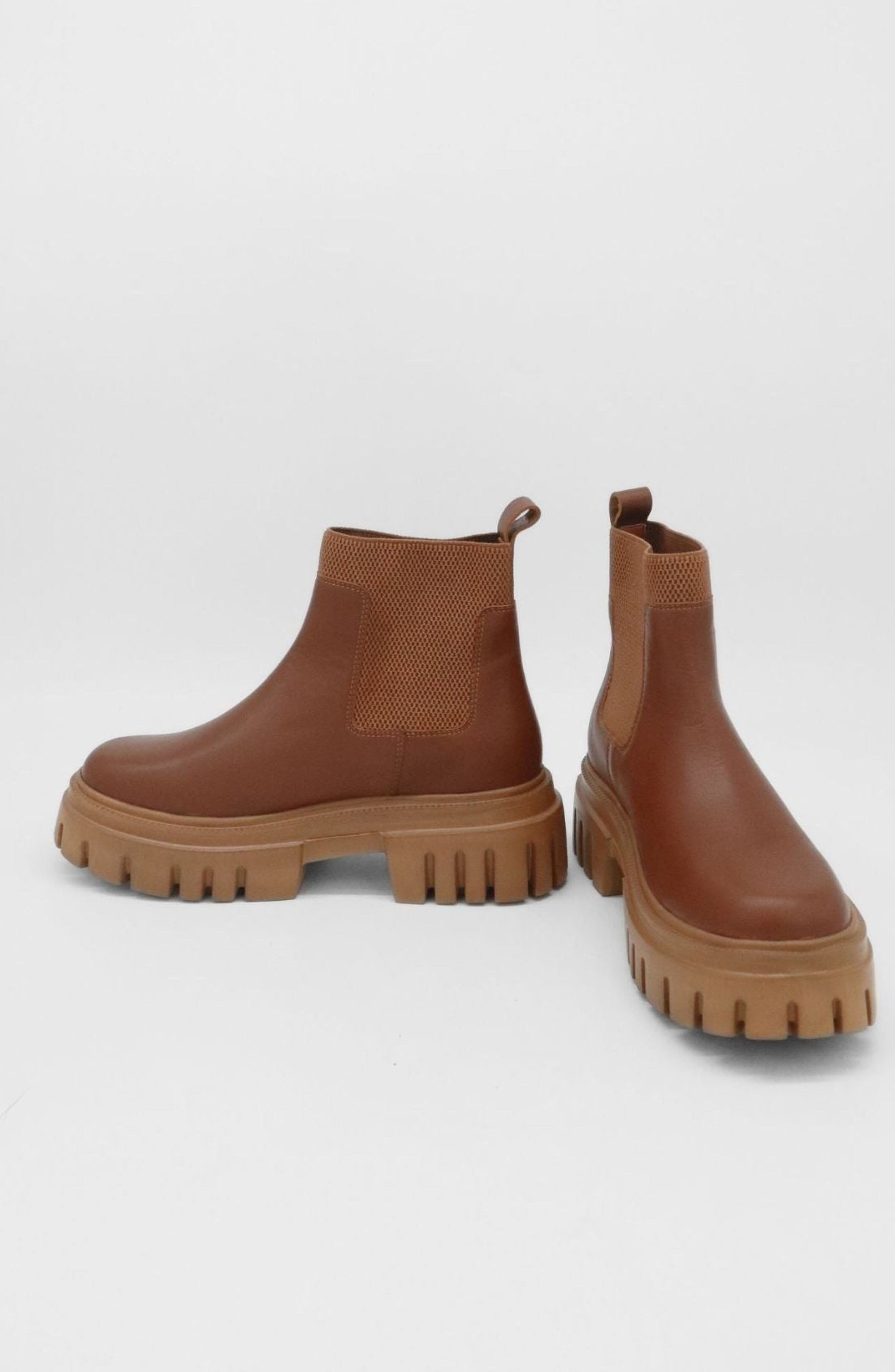 STIVALI NEW YORK Agora Platform Chelsea Boots, Alternate, color, Brown