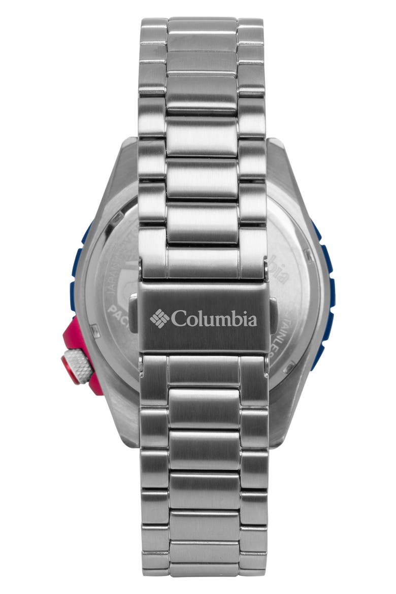 Pacific Outlander Bracelet Watch, 42mm, Alternate, color, WHITE
