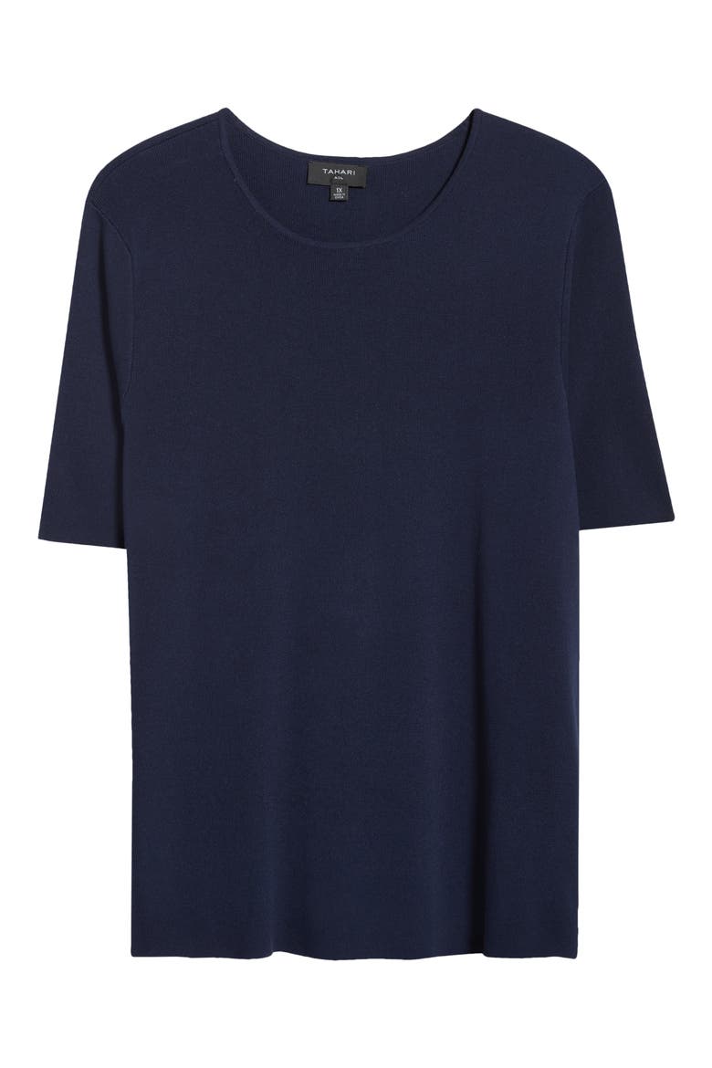 Rib Top, Alternate, color, NAVY