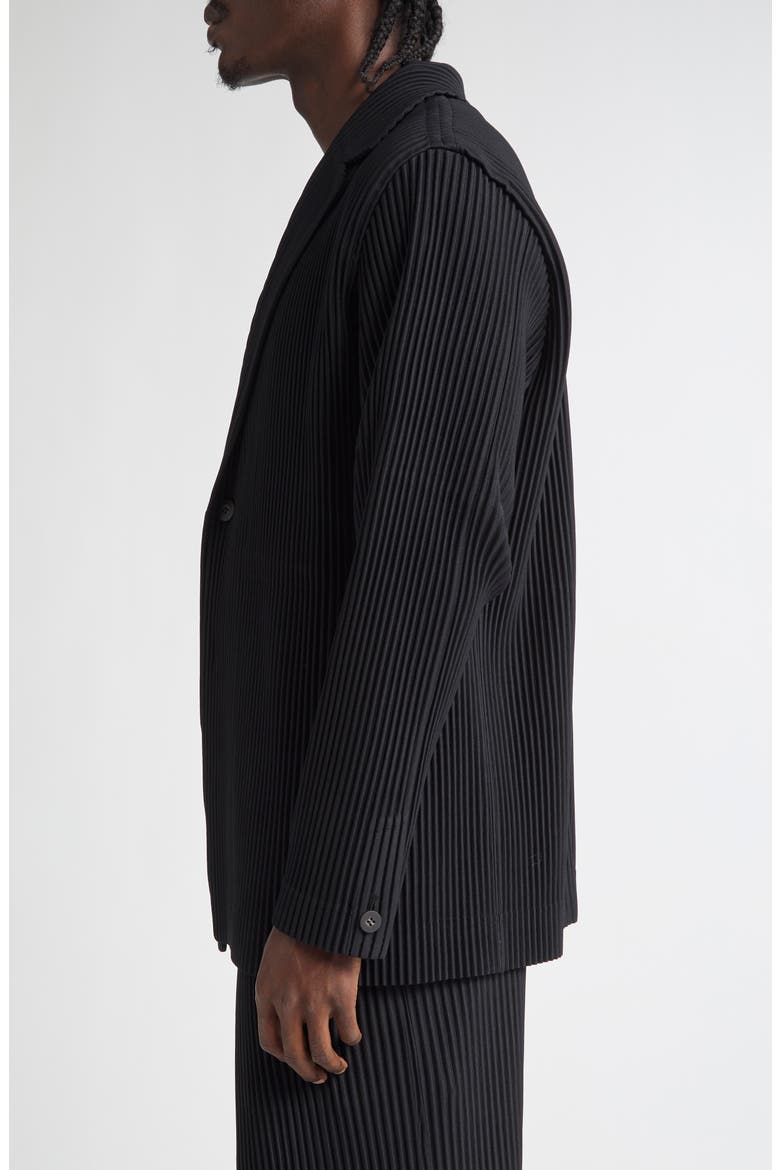 Basics Pleated Blazer, Alternate, color, BLACK