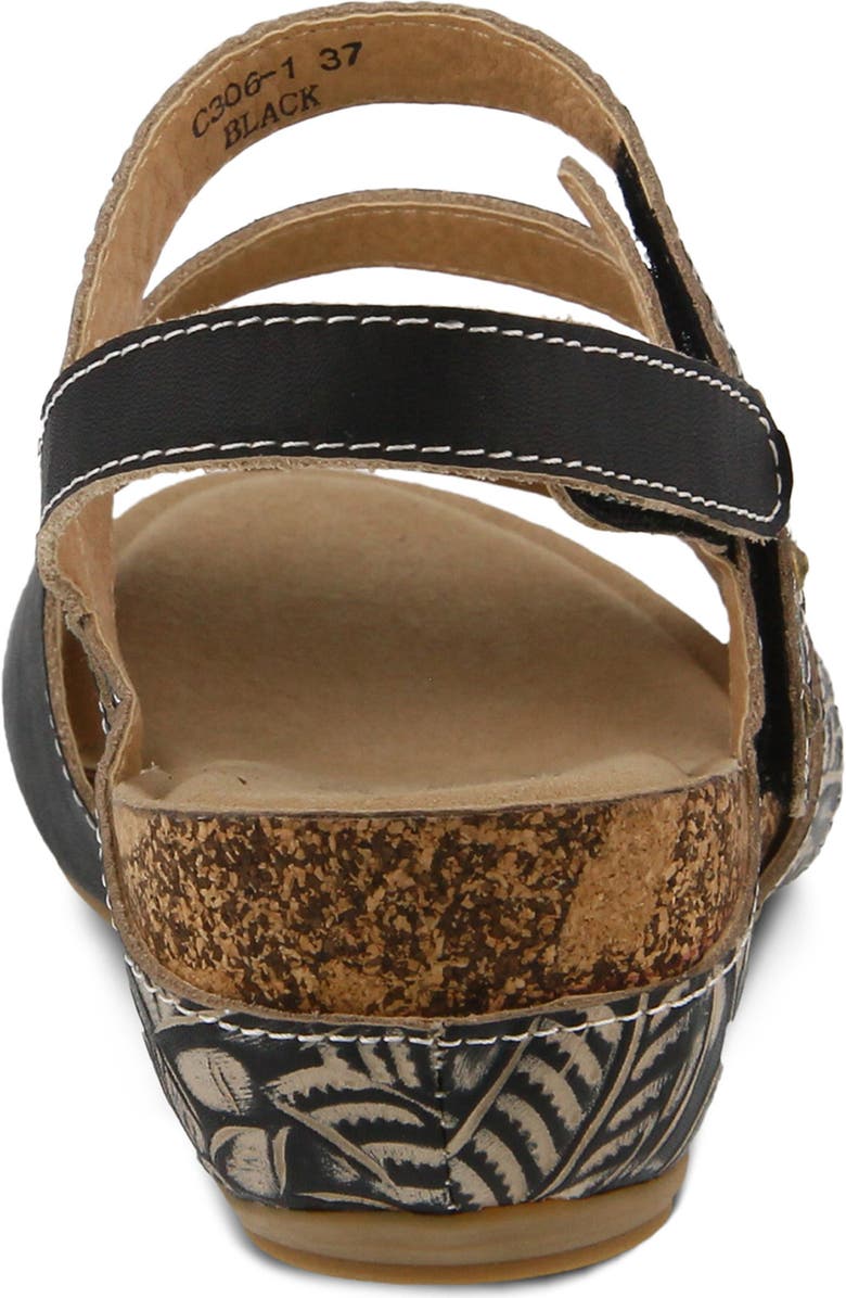 L'Artiste by Spring Step L'Artiste Quilana Wedge Sandal, Alternate, color,