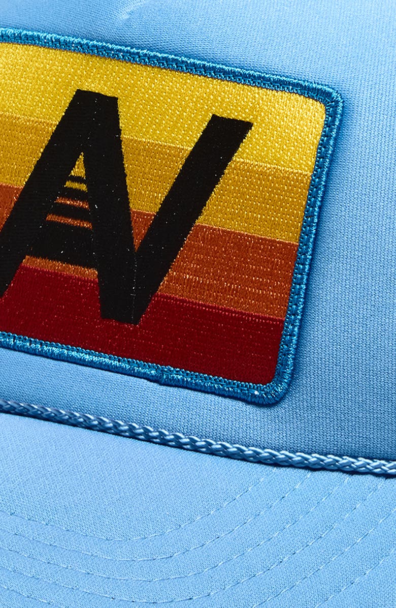 Aviator Nation Rainbow Logo Trucker Hat, Alternate, color, 