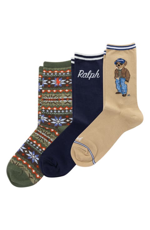 3-Pack Crew Socks