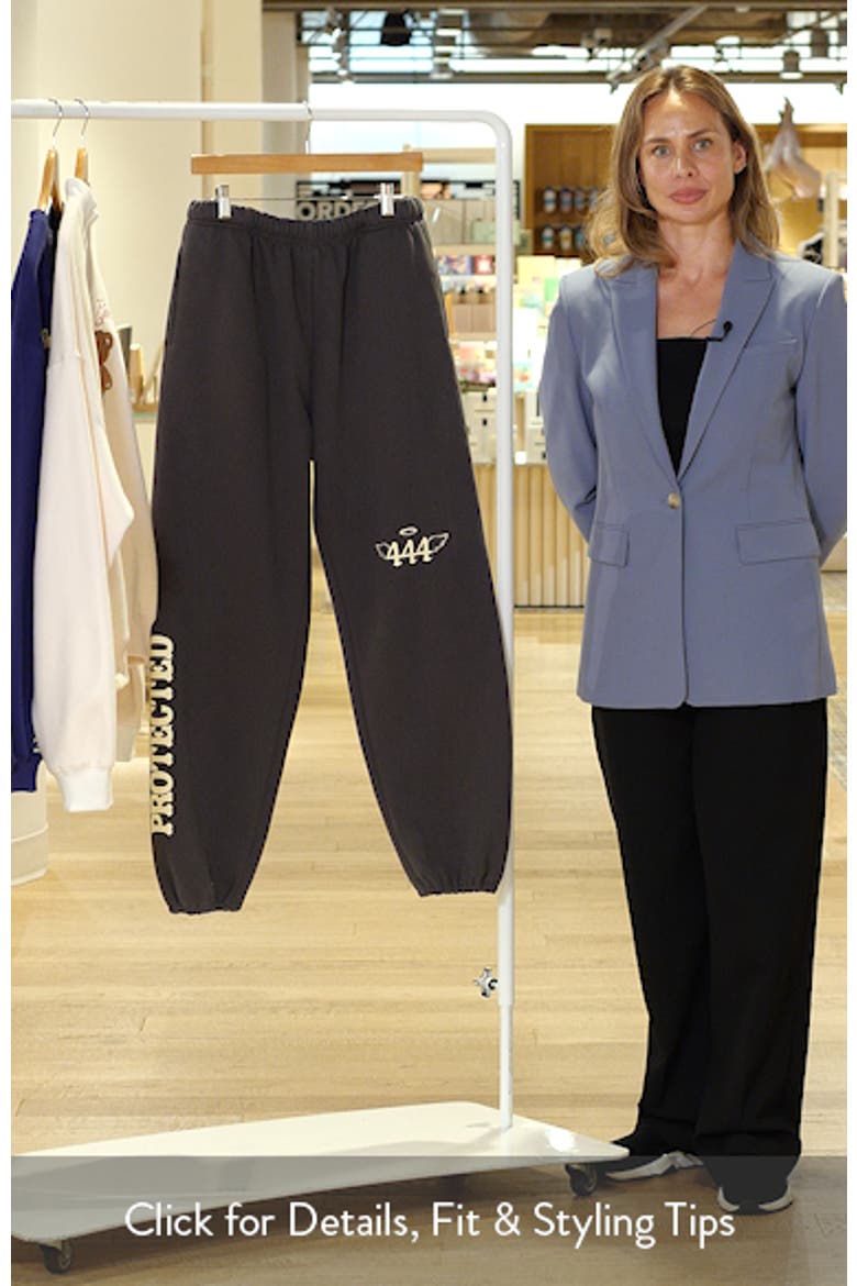 Divinely Protected Cotton Blend Sweatpants video
