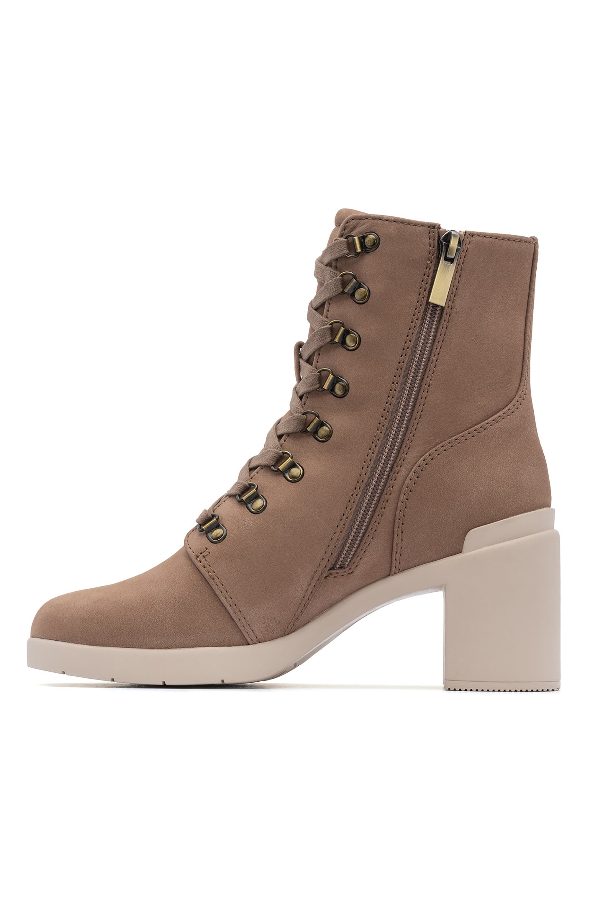 Metropolis Lace Boot, Alternate, color, Beige - Regular