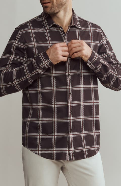 Hardy Check Flannel Button-Up Shirt