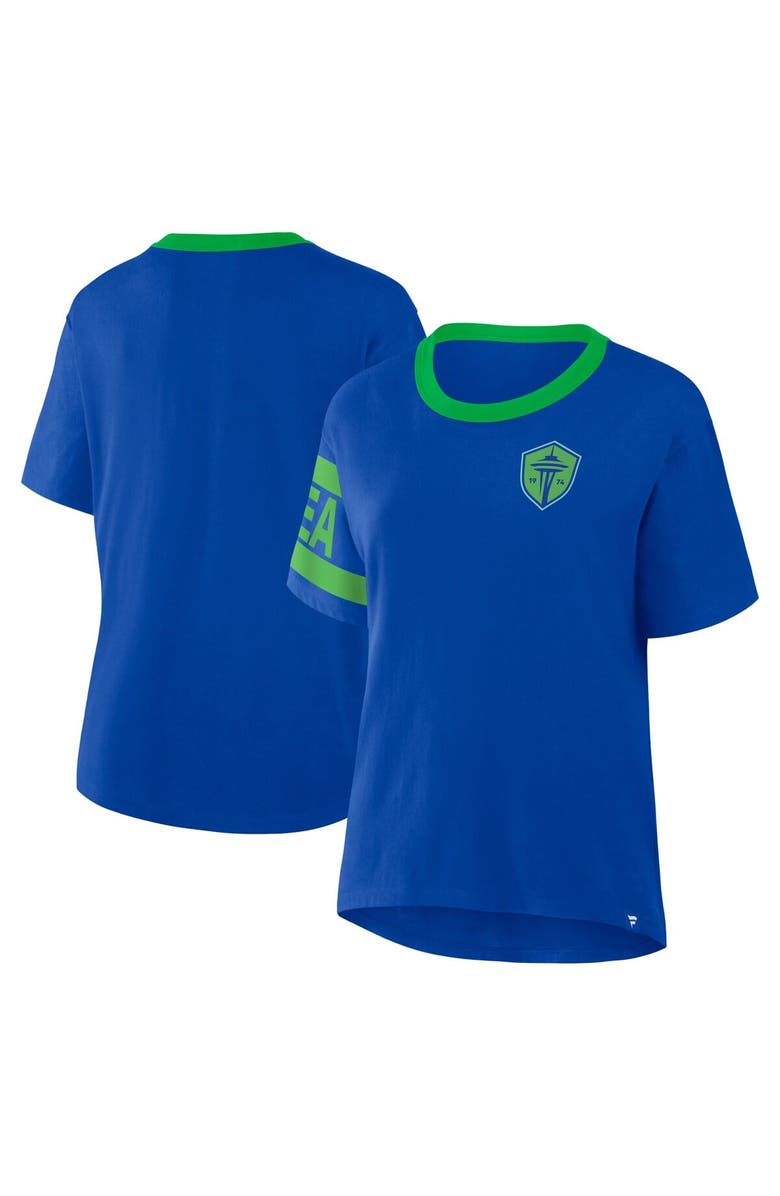FANATICS Women's Fanatics Blue Seattle Sounders FC Defender Pairing Legacy T-Shirt, Main, color, 