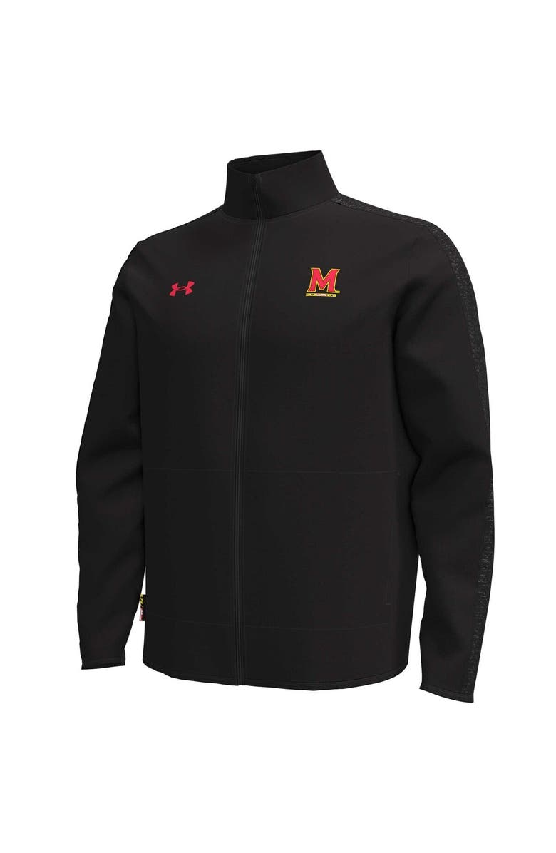 Under Armour Men's Under Armour  Black Maryland Terrapins Command Full-Zip Jacket, Alternate, color, 