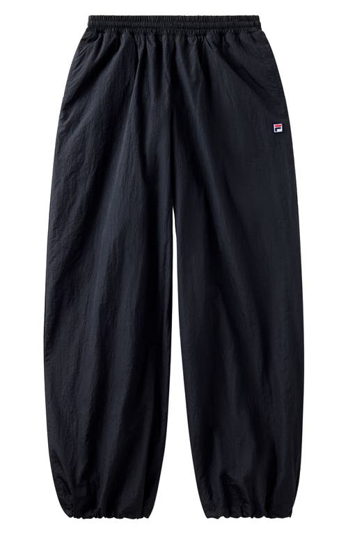 Fila X Hailey Oversize Crinkle Pants In Black