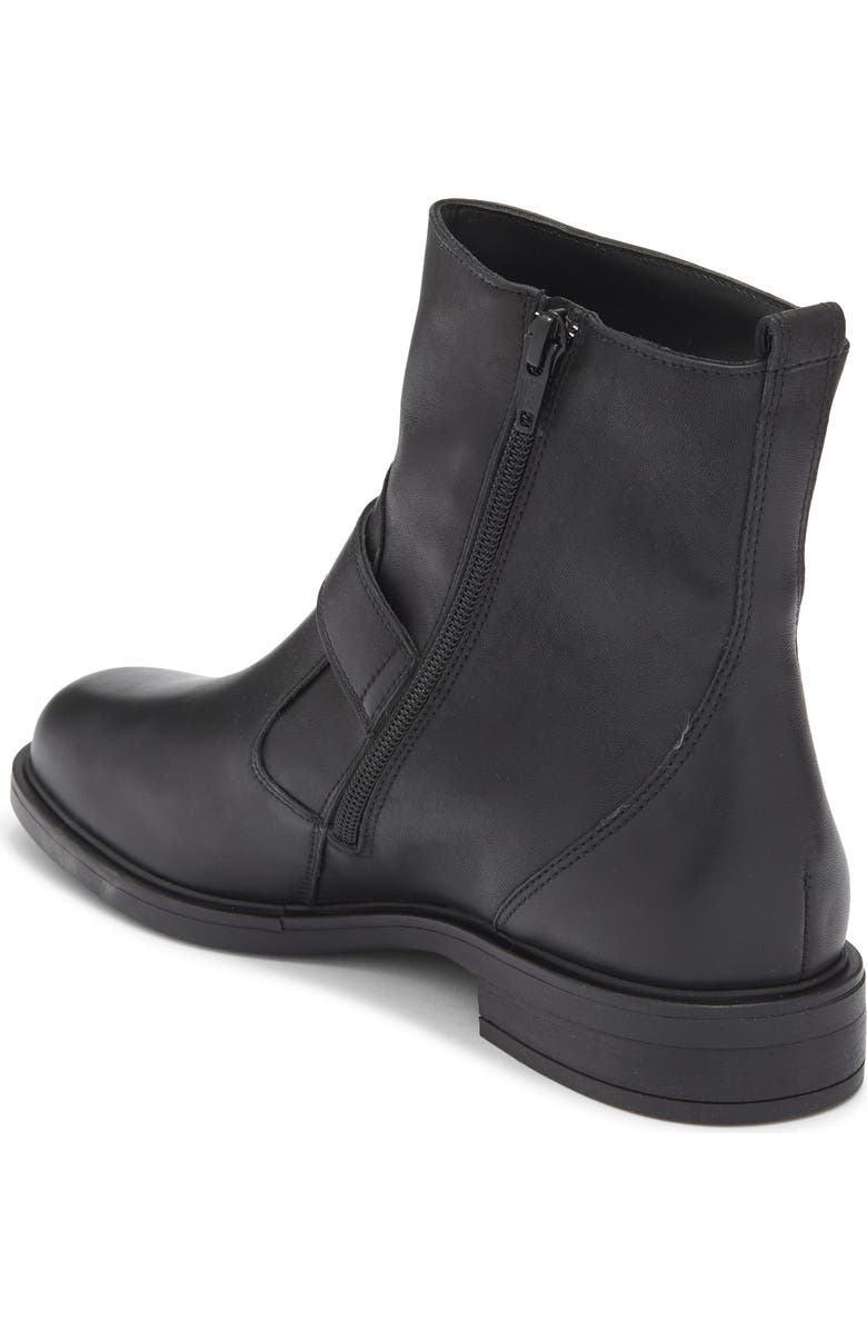 Paul Green Dakota Buckle Ankle Boot, Alternate, color, Black Leather