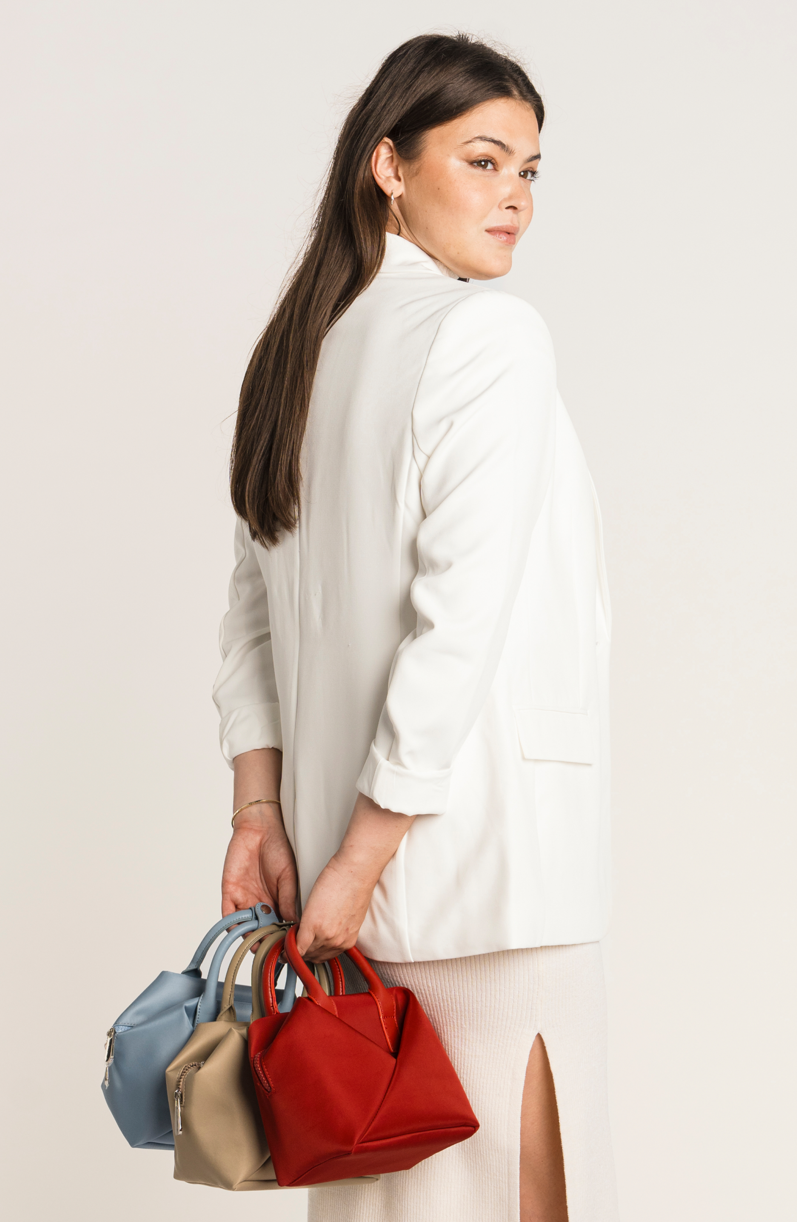 Lux and Nyx Small Origami Crossbody Tote and Handbag For Women, Alternate, color, Black + Gold