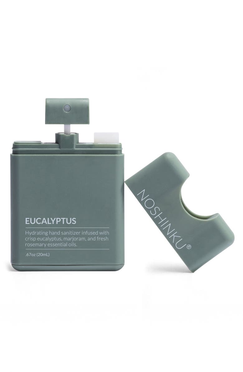 NOSHINKU Eucalyptus Sanitizing Hand Wipes & Spray Set, Alternate, color, Eucalyptus