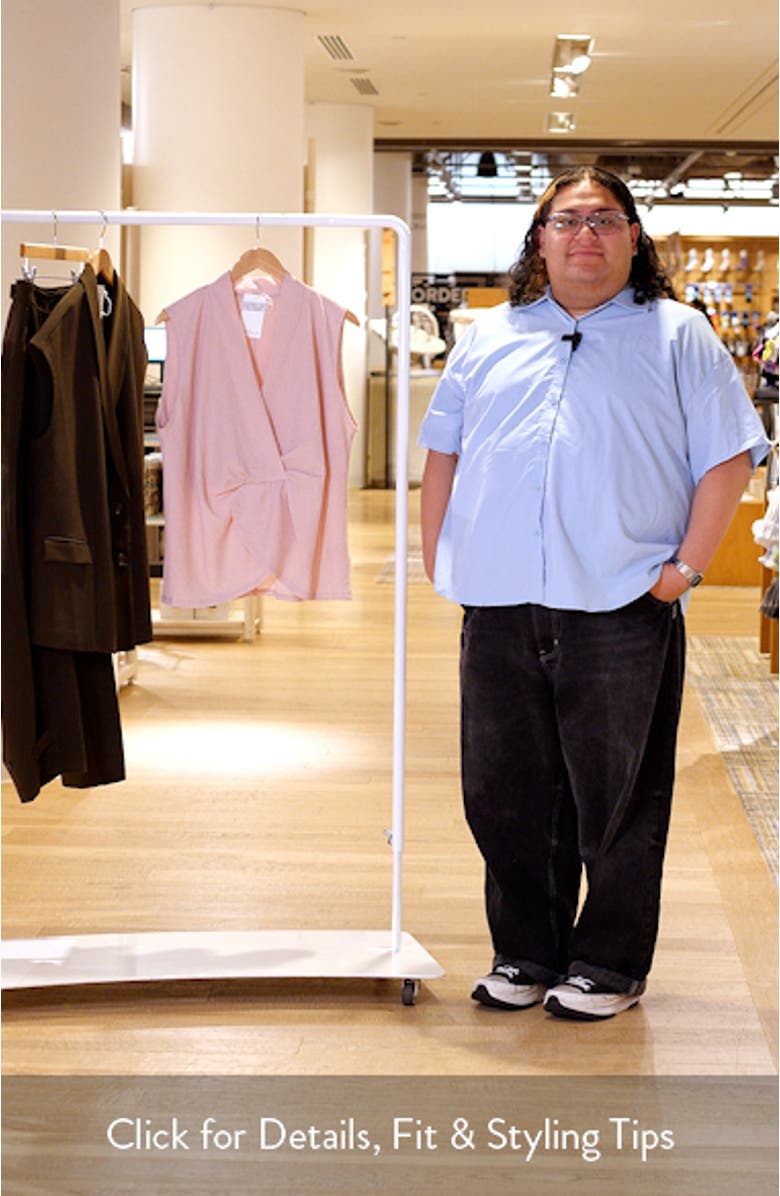 Hadley Twist Front Seersucker Top, sales video thumbnail