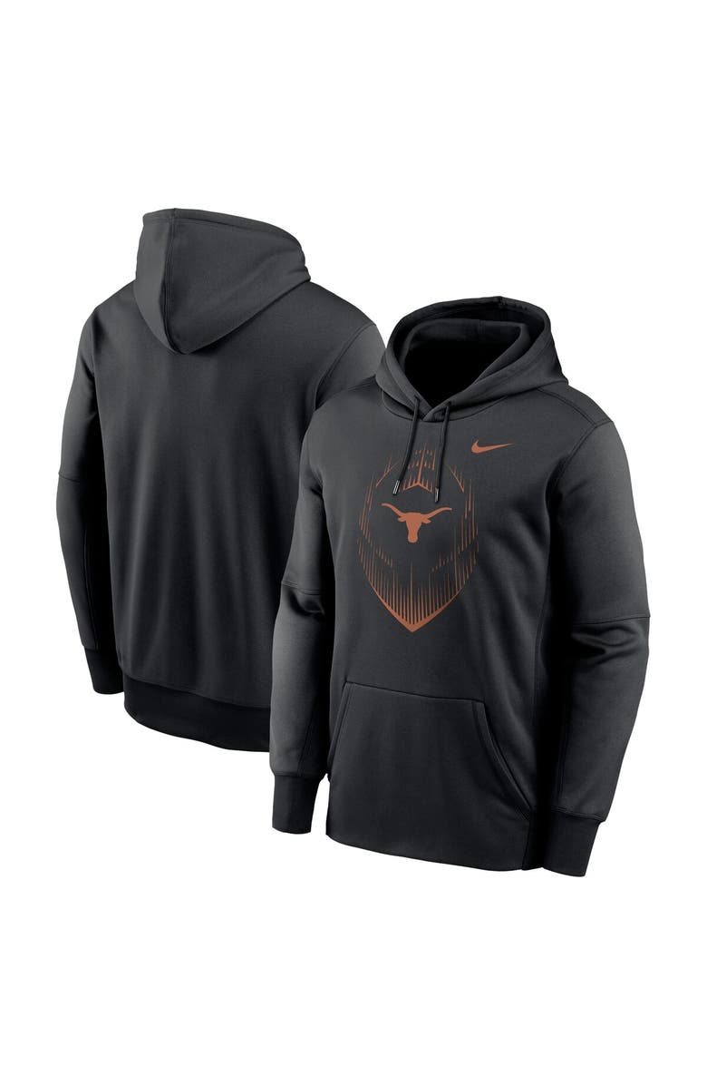 Nike Men's Nike Black Texas Longhorns Icon Football Performance Pullover Hoodie, Main, color, Black