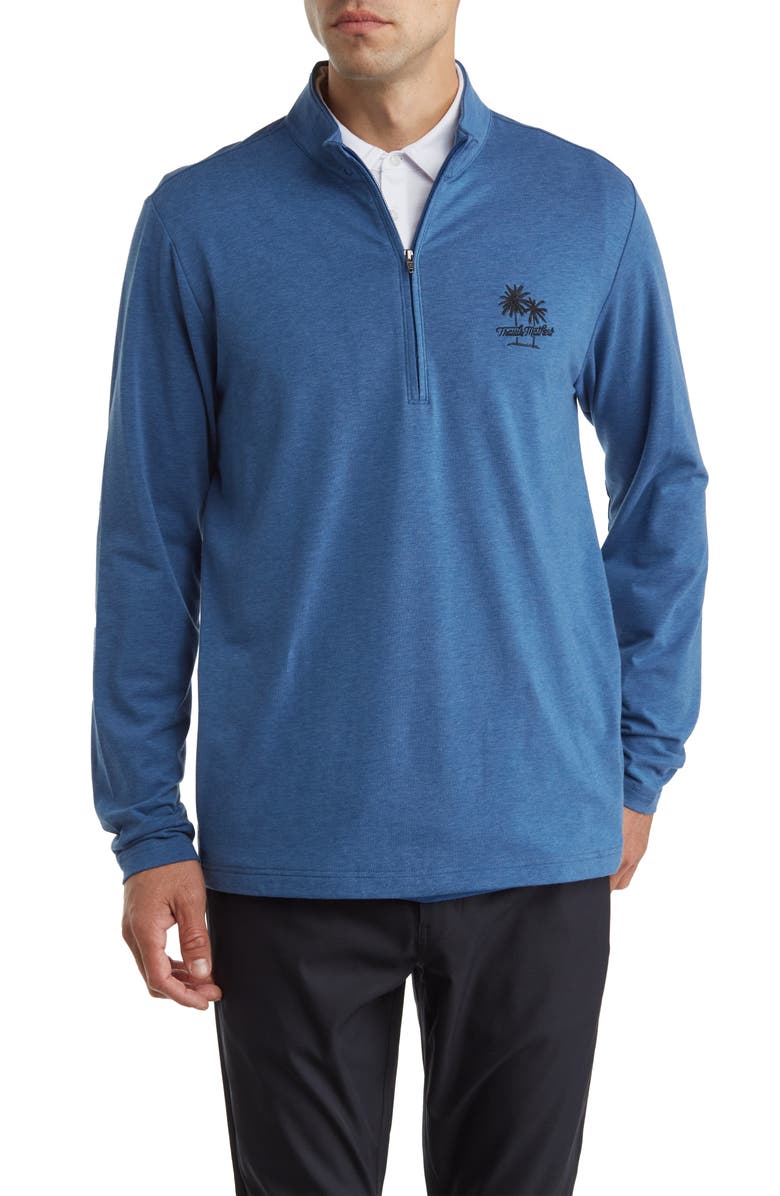 TravisMathew Washington 1/4 Zip Pullover Sweater, Main, color, 