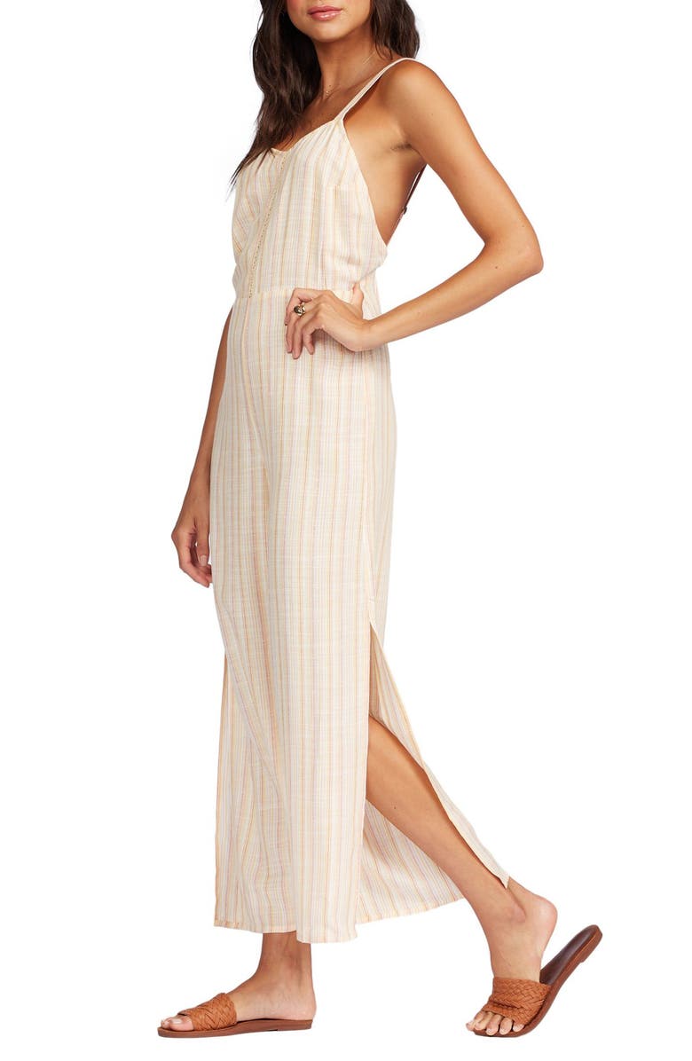 Roxy Feelings Explained Stripe Jumpsuit, Alternate, color,