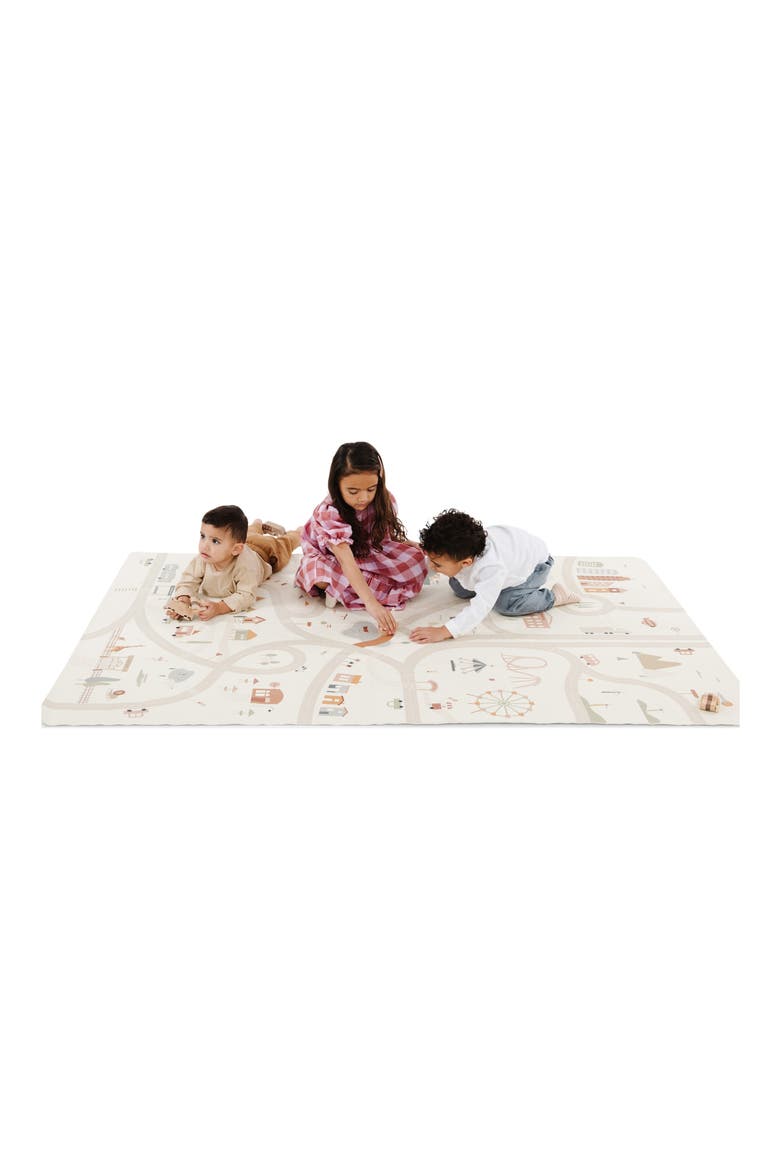 Uptown Print Leather Play Mat, Alternate, color, UPTOWN
