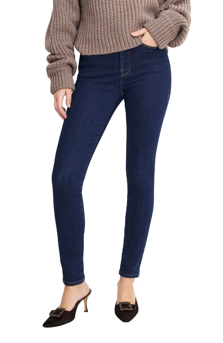 Good American Good Legs Skinny Jeans, Main, color, Indigo1153