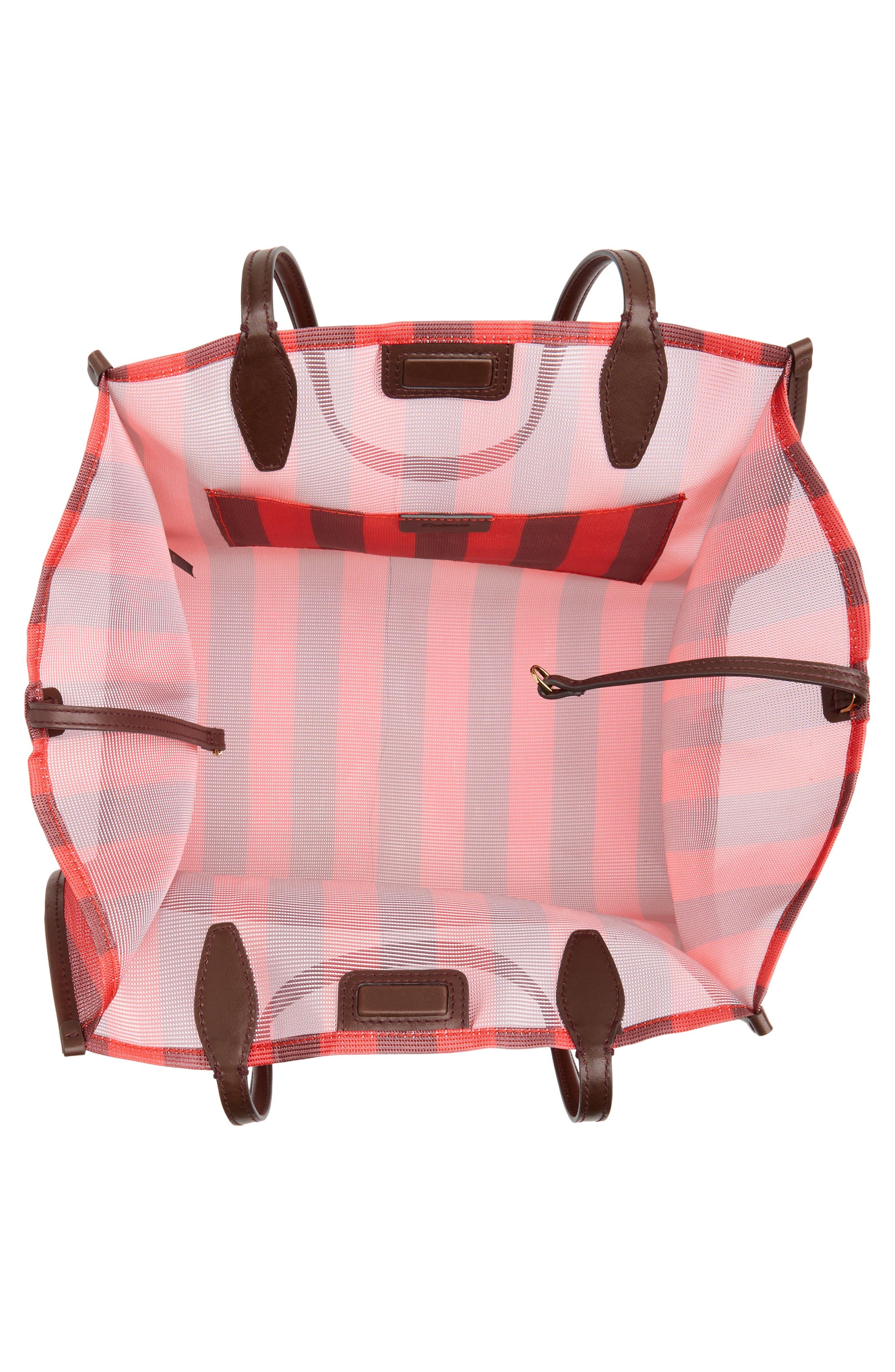 Madewell The Lexington Tote, Alternate, color, Enamel Red Multi