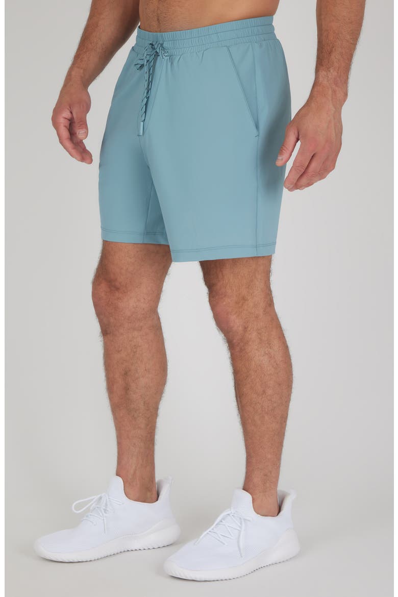 Warp Agility Shorts, Alternate, color, SMOKE BLUE
