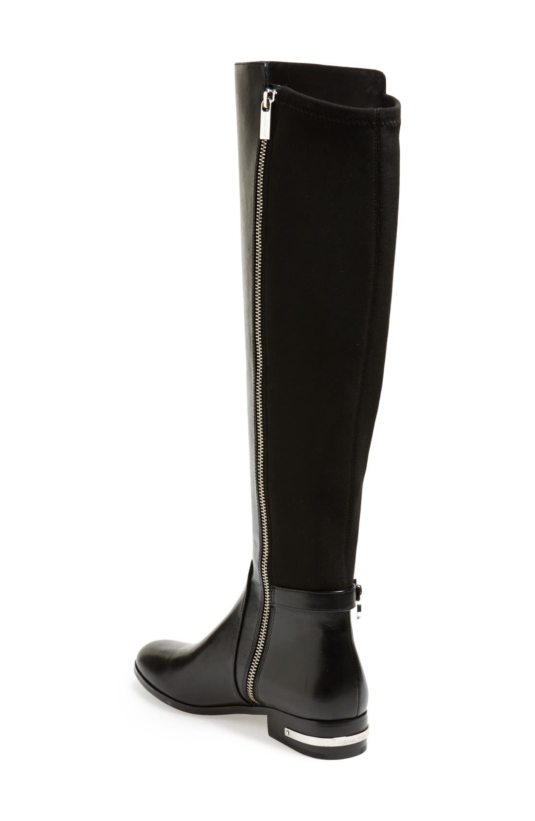 MICHAEL Michael Kors 'Aileen' Leather Boot, Alternate, color, 